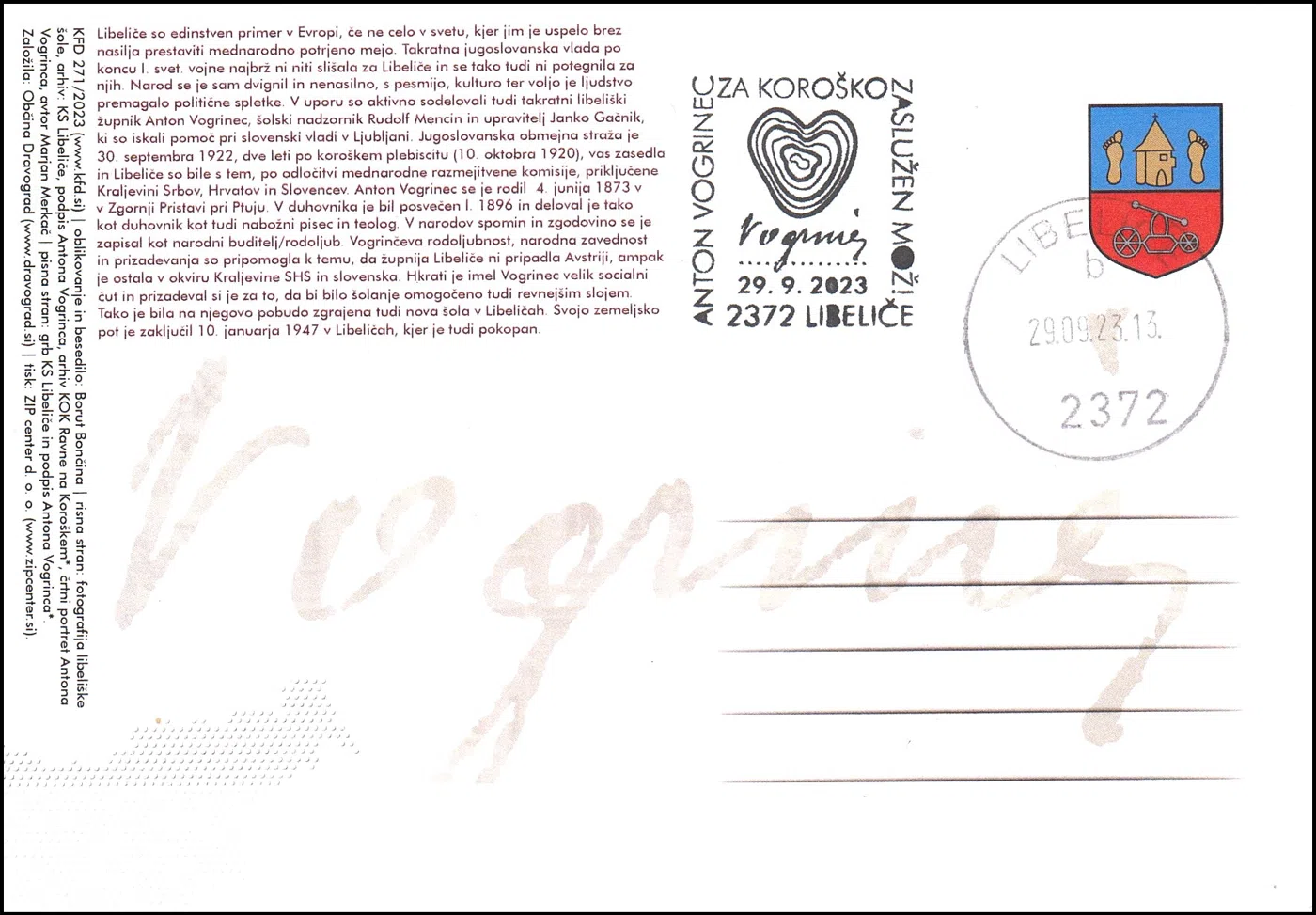 ANTON VOGRINEC - ZA KOROŠKO ZASLUŽEN MOŽ